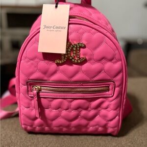 Juicy Couture Pink Quilted Backpack